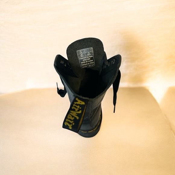 Dr Martens Black Sinclair leather platform boot Sz 8 Amputee Left Boot Only - Picture 5 of 7